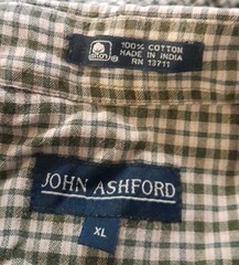 Men Button Up XlL shirt John Ashfort. 30