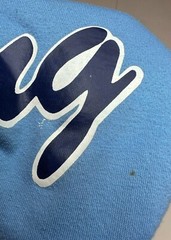 Vtg 80s Arthur Young #22 Men’s T-Shirt Blue Athletic Ringer Stripes Mesh Sz M