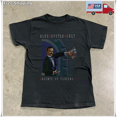 Blue Oyster Cult Agents Of Fortune Album Unisex Black T-shirt, Size S-5XL