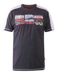 D555 Duke Big Mens Printed T-Shirt American Number Plate 2XL-4XL 5XL 6XL 601205