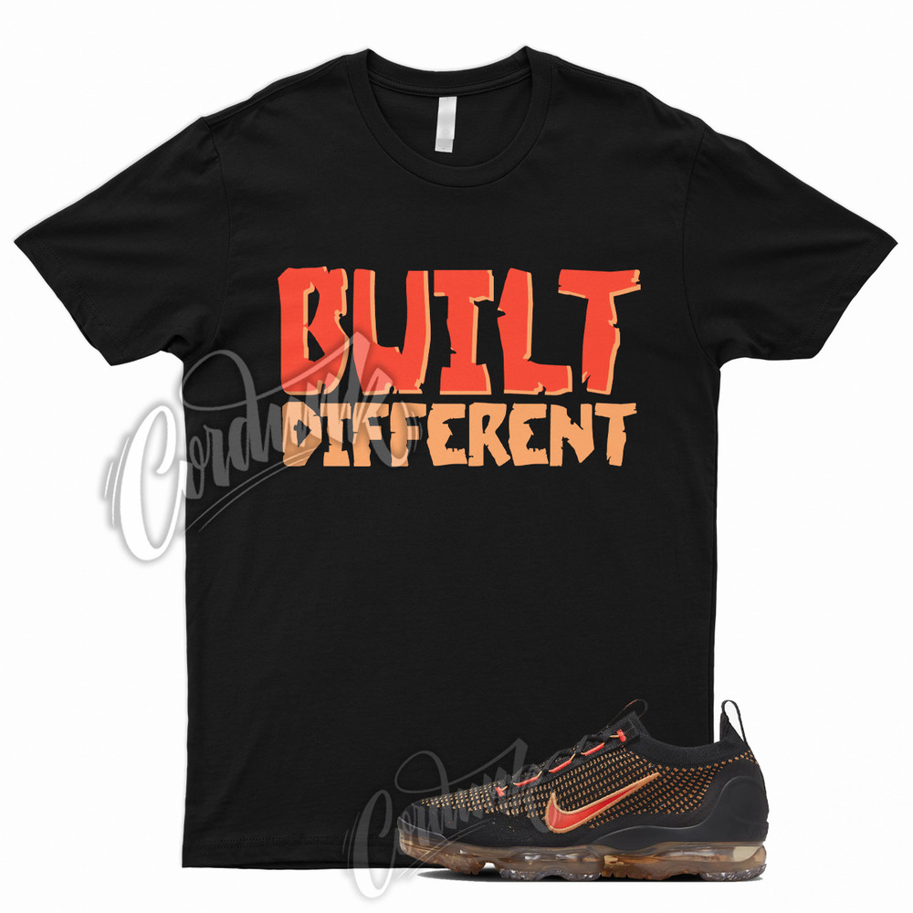 BUILT Shirt for Vapormax 2021 Flyknit Orange Trance Bright Crimson Black Sunset
