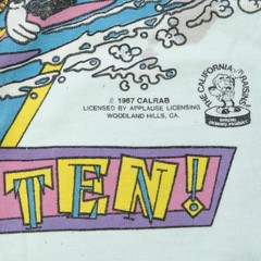 Rare VTG ONEITA The California Raisins Hangin’ Ten 1987 Tank Top T Shirt 80s XL