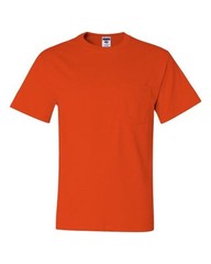 Jerzees Men’s S-XL 2X, 3XL, 4XL, 5XL, 50/50 Cotton Blend Pocket Tee T-Shirt 29MP
