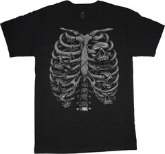 T-shirt Halloween Shirts Men Skulls Skeleton Costume Men’s Graphic Tees