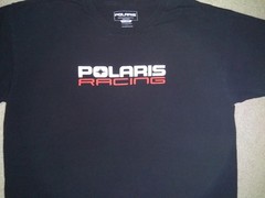 Polaris Racing Mens Tshirt – Snowmobiles ATVs Off Road Powersports Vehicles Tee
