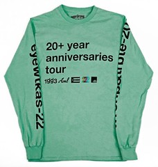 Glassjaw 20+ Anniversaries Tour Official Merch Celadon LS T-Shirt Sz XL AS*
