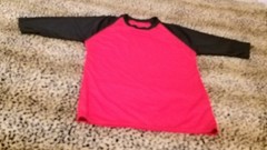 3 Packs Men’s 3/4 Sleeve Crew Neck Raglan Jersey Baseball Tee Shirts Size Large