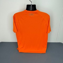 Under Armour Bright Orange T-shirt Performance Size Large Loose