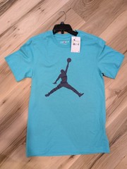 Jordan Men’s Jordan Jumpman Logo Shirt Sz. XS NEW CJ0921-393 Light Blue/Teal