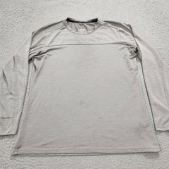 Kuhl Shirt Mens Medium Gray Engineered Crew Breathable Lightweight Hike *Read*