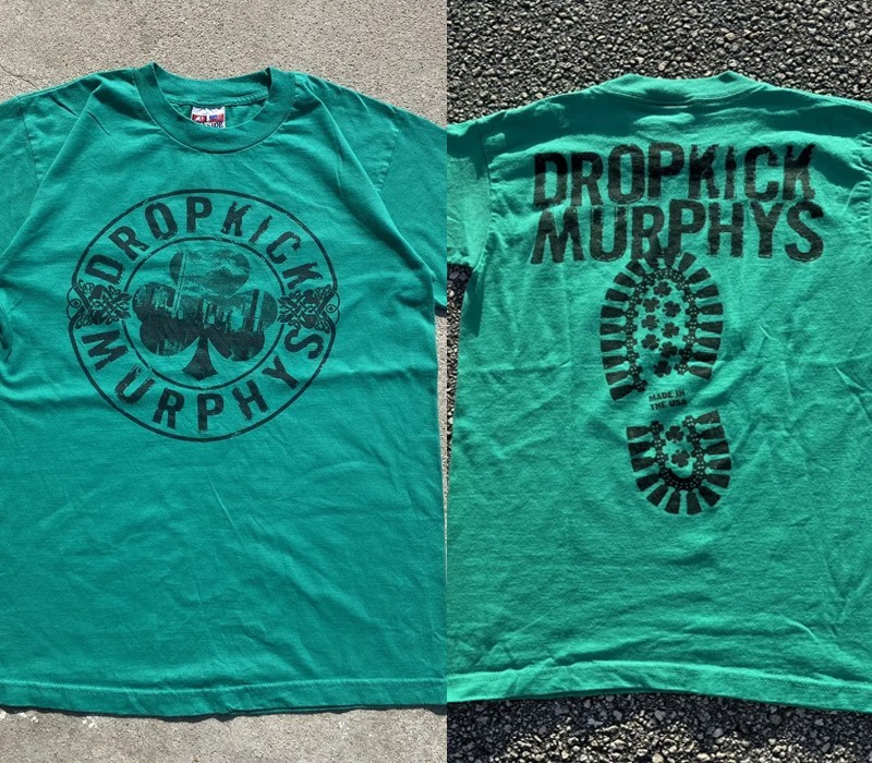 90s Dropkick Murphys band 2 sided Classic Style Unisex T shirt NH26258