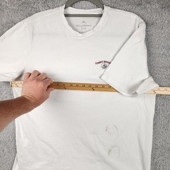 Tommy Bahama Shirt Mens XL White Sink Or Swim Golf Graphic Beach Tropical Tee