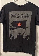 Vintage Medium Rage Against The Machine T Shirt Bay Island Sportswear Tag