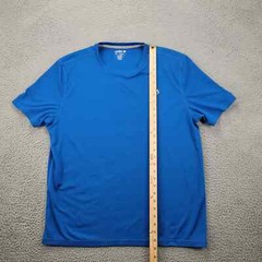 Reel Legends Shirt Mens XL Blue Short Sleeve Fishing Outdoors Boat Freeline