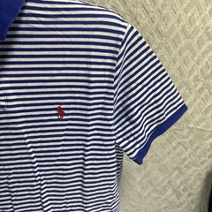 Polo Ralph Lauren Red White Blue USA Collar Golf Shirt Striped Preppy Mens Large