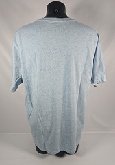 CARHARTT Short Sleeve Loose Fit T-Shirt Blue Flecked Patch Pocket Men’s Large