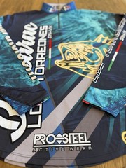 Pro Fishing Shirt 1/4 Zip Bacurato Los Torreones Mexico Pro Steel Active Wear