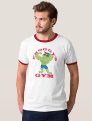 Froggy’s Gym by Chillin’ Froggy Old School Bodybuilding Muscle Ringer T-Shirt