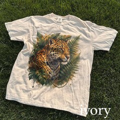 Jaguar Wildlife Jungle Graphic Comfort Tee Big Cat Animal Nature