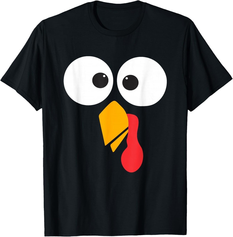 Thanksgiving Turkey Face Matching Family Costume Cute Gift Unisex T-Shirt