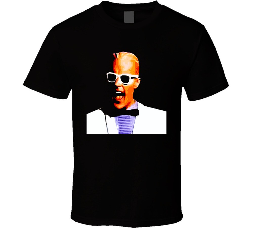 Max Headroom Tv Show 80S Retro Black T Shirt