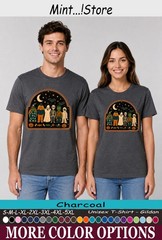 Halloween Monster Squad Shirt, Cute Ghost Skeleton Pumpkin Tee