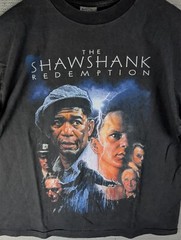 The Shawshank Redemption T-shirt size XL movie promo 2-sided faded