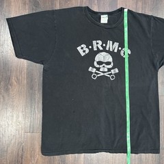 Black Rebel Motorcycle Club BRMC Band XL Shirt Skull Vintage Black