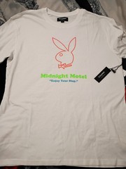 Playboy ‘Midnight Motel’ White Tee