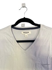 Goodthreads Light Blue Pocket V neck T Shirt Mens Size Large