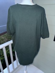 GAP Green Black Watch Plaid Short Sleeve Crew Neck Everyday Tee T-Shirt XXL