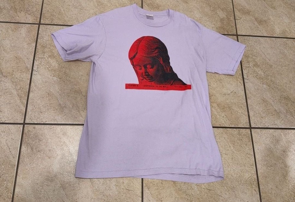 Supreme Everywhere In The World Tee Light Purple