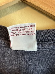 Vintage 90s Brooks Brothers Blank T Shirt Sz L Blue 100% Combed Cotton USA Made