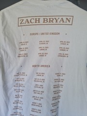 Zach Bryan Burn Tour Shirt Mens Medium Western Country Concert Merch World 2023