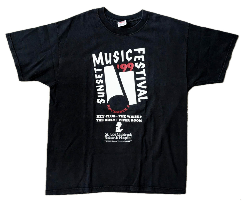 1999 SUNSET MUSIC FESTIVAL T-Shirt Men’s (Xl) Rare 1990S Vintage, Dave Navarro