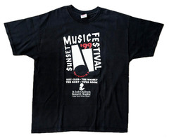 1999 SUNSET MUSIC FESTIVAL T-Shirt Men’s (Xl) Rare 1990S Vintage, Dave Navarro