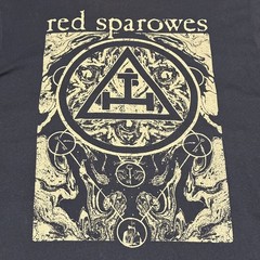 Red Sparowes Circles Indigo Tri-Blend T-Shirt Men’s Size Small