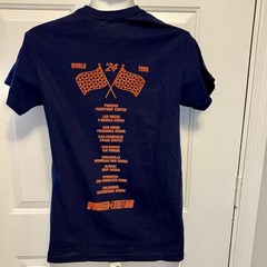 Springsteen E Street Band T Shirt Mens Small Blue 2024 Tour Concert Graphic Tee