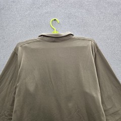US Army Men Shirt L Olive Micro Grid Polartec Thermal Quarter Zip Gen III