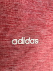 Men’s Adidas CLIMALITE Running S/S Athletic T-Shirt Medium M – Pink – Poly