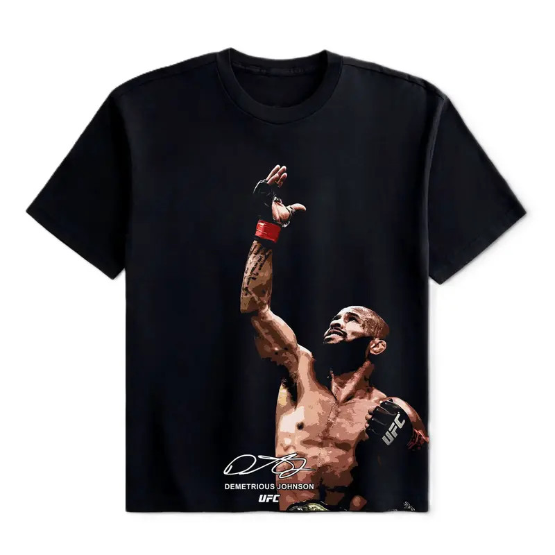 Demetrious Johnson Shirt MMA Fighter Graphic Tee Fight Fan Gift Unisex