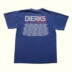 DIERKS BENTLEY VTG Y2K COUNTRY MUSIC TOUR FEEL THAT FIRE BLUE GRAPHIC T SHIRT M