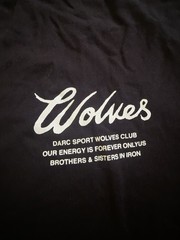 Darc Sport Men’s S Black Wolves Graphic Crew Neck Short Sleeve T-Shirt 891/1000