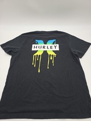 Hurley T-Shirt Men Large Black Graphic Print Logo…#46305