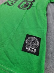 ECKO Unltd. Men’s Color Block Graphic Tee Green/Grey Size Large New With Tags