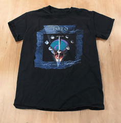 Vtg Toto Past To Present Europe Tour Concert Band T-Shirt EG261