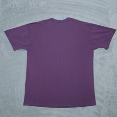 Vintage Russell Athletic T Shirt Mens XL Purple Blank Tee Made USA Crewneck 90s