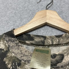 Vintage Mossy Oak T Shirt Mens M Brown Camo Classics Pocket Hunting Outdoor