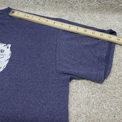 Delta Pro Weight Graphic T Shirt Large Blue Cat-Fish Print (see photo)