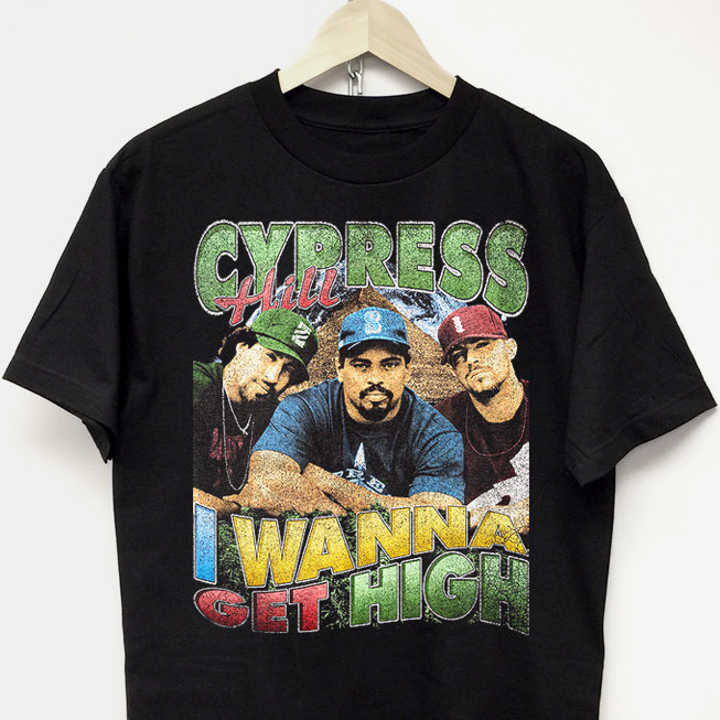 Cypress Hill Rap Tee vtg 90s hip hop graphic merch t-shirt west coast la concert